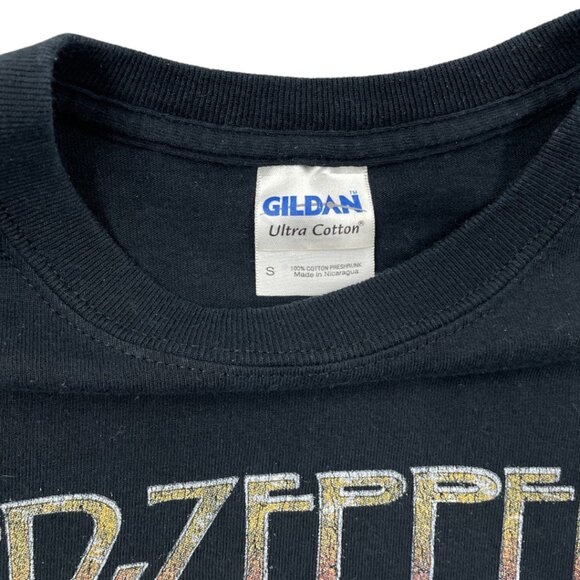 Led Zeppelin 1977 Inglewood California In Concert Repro Tee T-Shirt Size Small - Picture 3 of 6